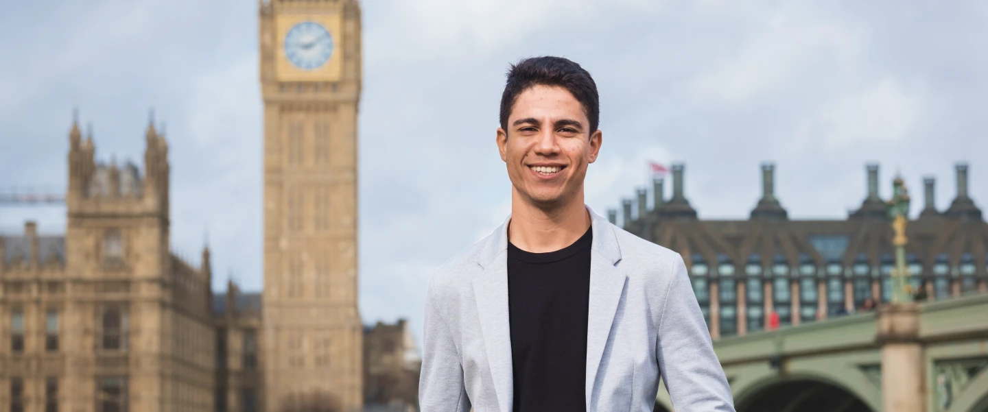 Teacher Gustavo Belo em Londres