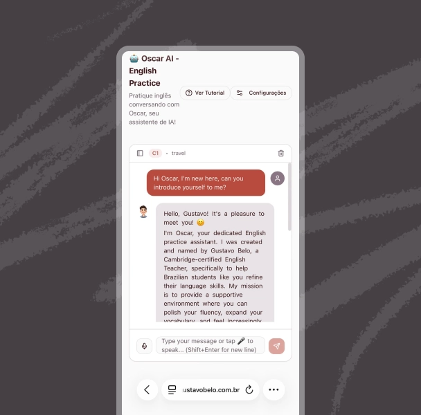 Oscar AI — English Practice